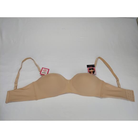 Maidenform Wireless Strapless 5 Way Convertible Multiway Bra Beige New 38D - Picture 2 of 7